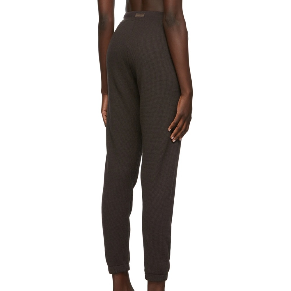 SKIMS Brown Waffle Jogger Lounge Pants Women's Size XS